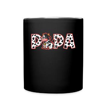 Dad Cowboy Birthday Family Matching Party - Full Colour Mug - black - Front