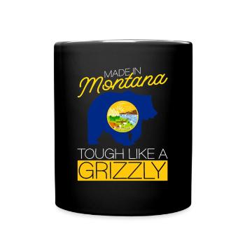 Grizzly Bear Montana Ours brun Ours - Mug uni - noir - Devant