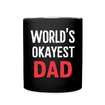 Le meilleur papa le plus correct du monde - Mug uni - noir - Devant