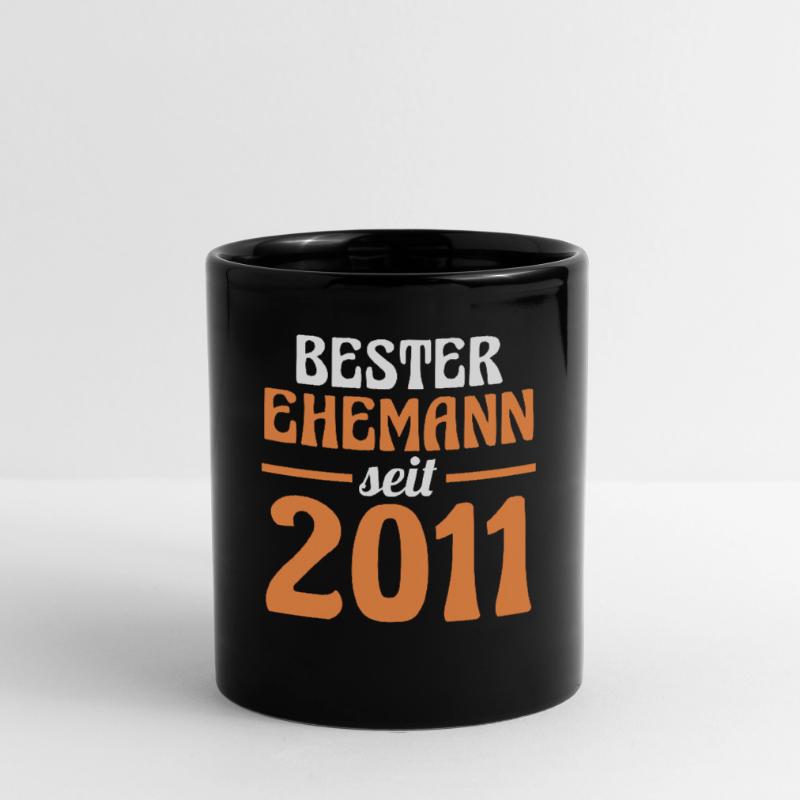 Valentinstag Bester Ehemann Seit 2011 Tasse einfarbig