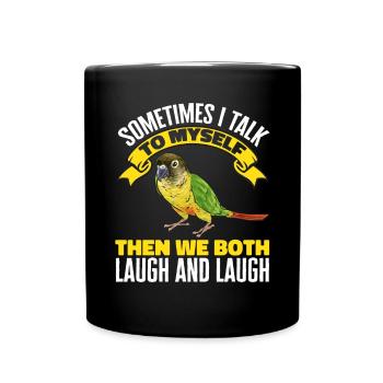 Molina Perruche Perroquet Perruche Oiseau Perruche - Mug uni - noir - Devant