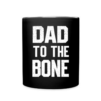 Dad To The Bone Rocking Style - Full Colour Mug - black - Front