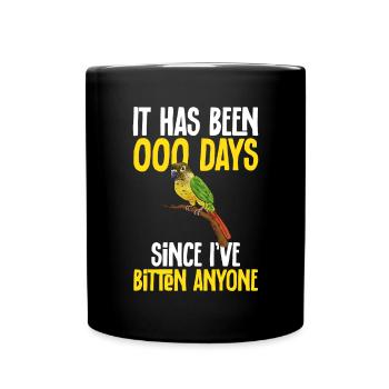 Molina Parakeet Parrot Bird Parakeet - Full Colour Mug - black - Front