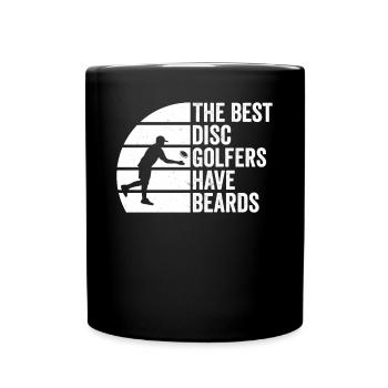 Joueur de disc golf - Les meilleurs disc golfeurs ont de l’ours - Mug uni - noir - Devant