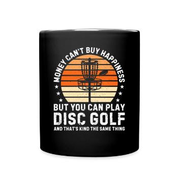 Disc golf drôle Joueur de disc golf drôle - Mug uni - noir - Devant