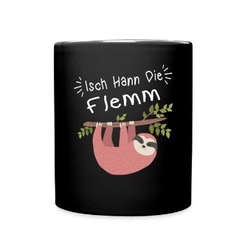Isch Hann the Flemm Saarland Saarland dialect - Full Colour Mug - black - Front