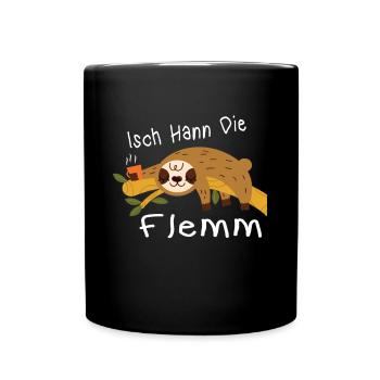 Isch Hann the Flemm Saarland Saarland dialect - Full Colour Mug - black - Front