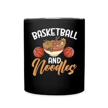 Noodle Lover Gifts - Tasse einfarbig - Schwarz - Vorne