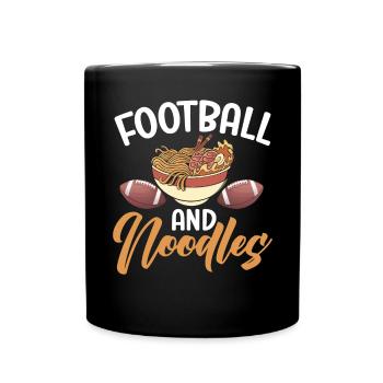 Noodle Lover Gifts - Tasse einfarbig - Schwarz - Vorne