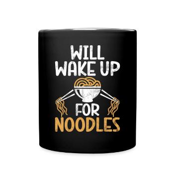 Noodle Lover Gifts - Full Colour Mug - black - Front