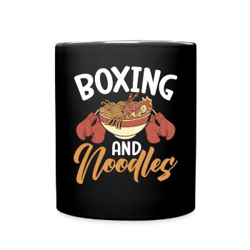 Noodle Lover Gifts - Tasse einfarbig - Schwarz - Vorne