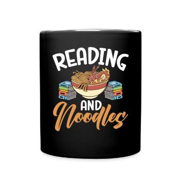 Noodle Lover Gifts - Tasse einfarbig - Schwarz - Vorne