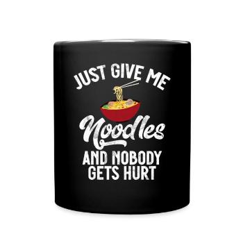 Cadeaux d’amoureux des nouilles - Mug uni - noir - Devant