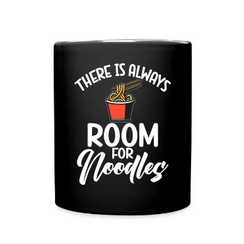 Noodle Lover Gifts - Tasse einfarbig - Schwarz - Vorne