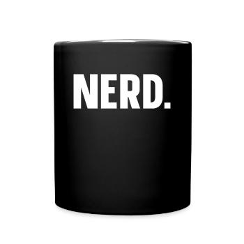 NERD tout simplement nerd - Mug uni - noir - Devant