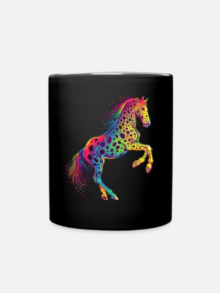 Appaloosa cheval Pop Art - Mug uni - noir