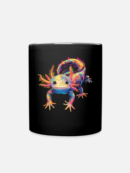 Axolotl amphibien Pop Art - Mug uni - noir