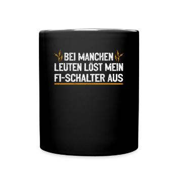 My RCD and I joke with voltage - Full Colour Mug - black - Front