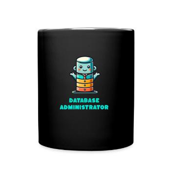 base de données administrer profession emploi carrière - Mug uni - noir - Devant