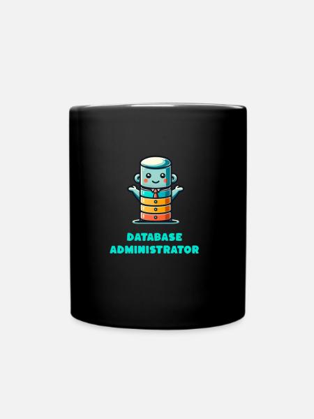database administer profession job career - Full Colour Mug - black