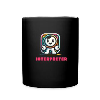 Interprète Profession Emploi Carrière - Mug uni - noir - Devant