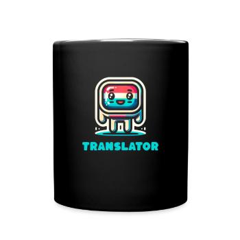 Beruf Übersetzer Job Karriere - Tasse einfarbig - Schwarz - Vorne
