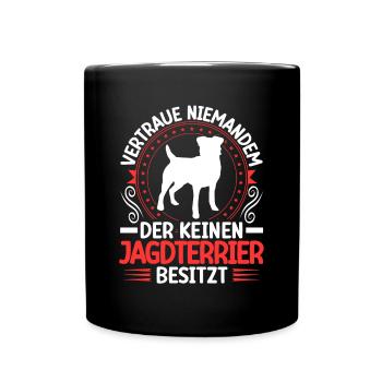 Terrier de chasse Posséder un chien de chasse allemand - Mug uni - noir - Devant