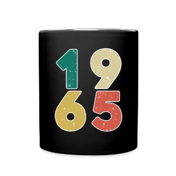 1965 - Born 1965 - Built in 1965 - Full Colour Mug - black - Front