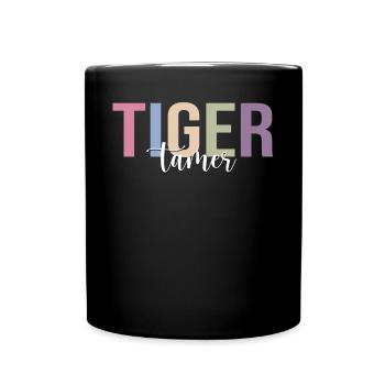 Circus Tiger Circus Tiger Lover Funny Circus - Full Colour Mug - black - Front