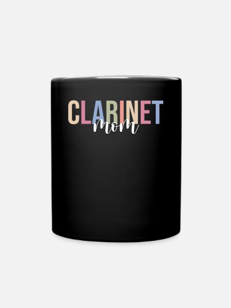 Klarinettistin Klarinettist - Tasse einfarbig - Schwarz