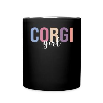 Amoureux des chiens - Mug uni - noir - Devant