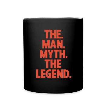 L’Homme Le Mythe La Légende imprimer - Mug uni - noir - Devant
