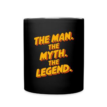 L’homme Le mythe Le motif de la légende - Mug uni - noir - Devant