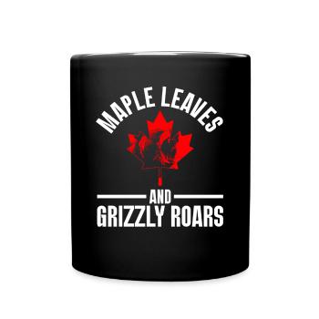 Grizzly Bear Canada Brown Bear Bear - Full Colour Mug - black - Front