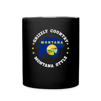 Grizzly Bear Montana Ours brun Ours - Mug uni - noir - Devant