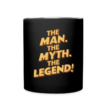 The man, the myth, the legend - Full Colour Mug - black - Front