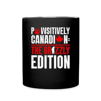 Grizzly Bear Canada Brown Bear Bear - Full Colour Mug - black - Front
