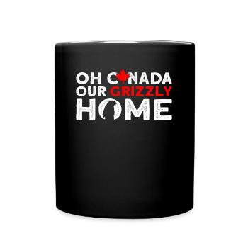 Grizzly Bear Canada Brown Bear Bear - Full Colour Mug - black - Front