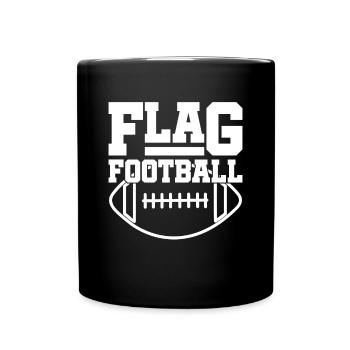 Flag Football - Full Colour Mug - black - Front