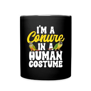 Molina Parakeet Parrot Bird Parakeet - Full Colour Mug - black - Front