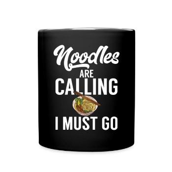 Cadeaux pour les amateurs de nouilles - Mug uni - noir - Devant