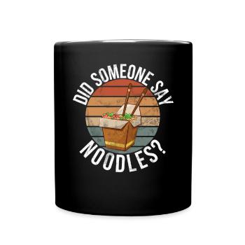 Cadeaux pour les amateurs de nouilles - Mug uni - noir - Devant