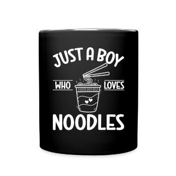 Noodle Lover Gifts - Tasse einfarbig - Schwarz - Vorne