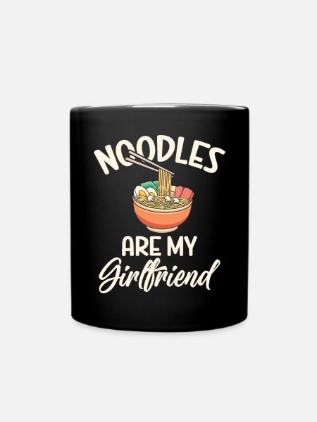 Noodle Lover Gifts - Tasse einfarbig - Schwarz