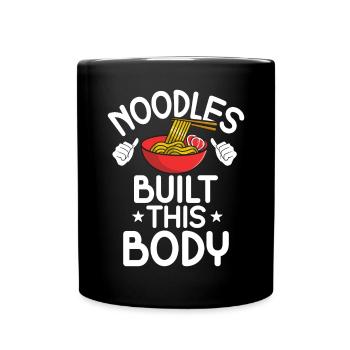 Cadeaux pour les amateurs de nouilles - Mug uni - noir - Devant