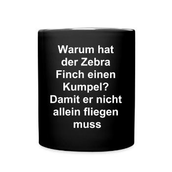 Cadeau de copain pour les amoureux des oiseaux - Mug uni - noir - Devant