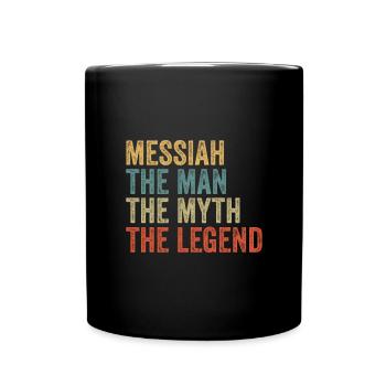 Messiah the man the myth - Full Colour Mug - black - Front