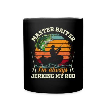 Maître Baiter Je suis toujours en train de branler ma canne - Mug uni - noir - Devant