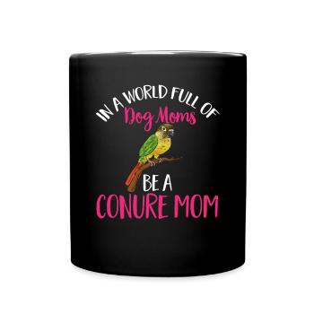 Molina Parakeet Parrot Bird Parakeet - Full Colour Mug - black - Front