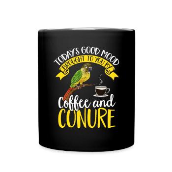 Molina Parakeet Parrot Bird Parakeet - Full Colour Mug - black - Front